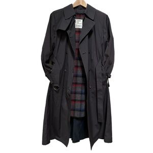 Vintage London Fog Trench Rain Over Coat Removable Lining- Women's Petite 12